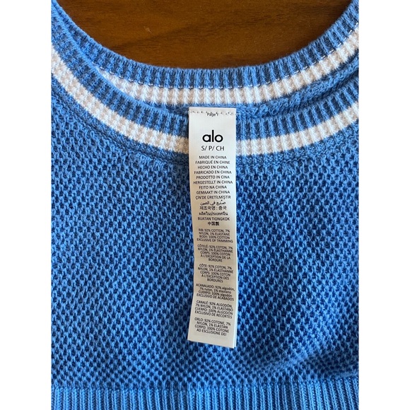 Alo Tennis Club Sweater Knit Bra - Picture 9 of 9
